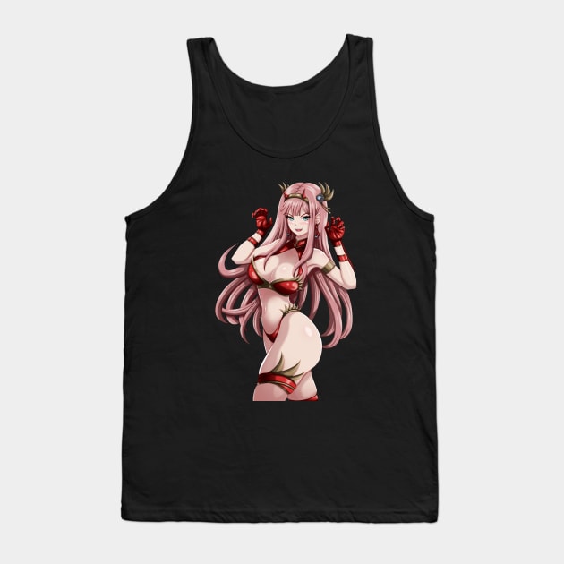 ZeroTwo Year of the dragon cosplay Tank Top by AngelsFANART